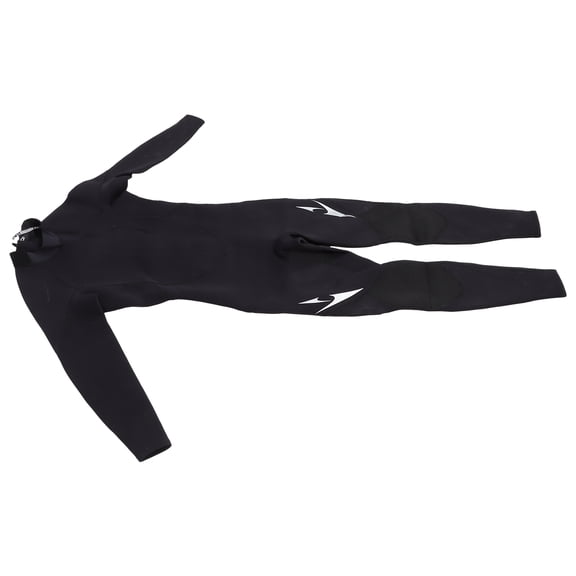 OUNONA Long Sleeve Men Wetsuit Black Neoprene Durable Suit for Surfing and Diving