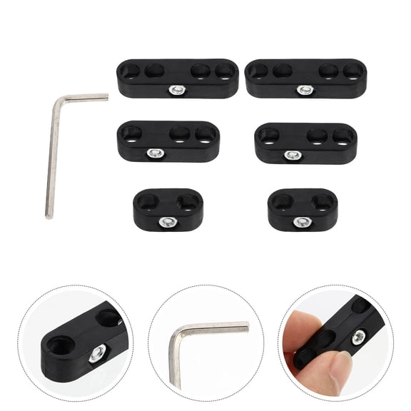 WEAVILUX Engine Maintenance Wire Separators Loom Black Abs 1 Set