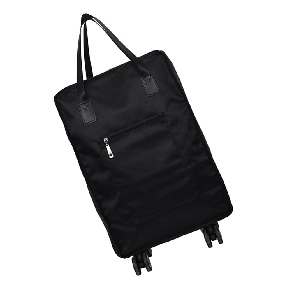 NUOLUX Large Capacity Suitcase Rolling Bag Black Oxford Cloth Travel Storage Bag