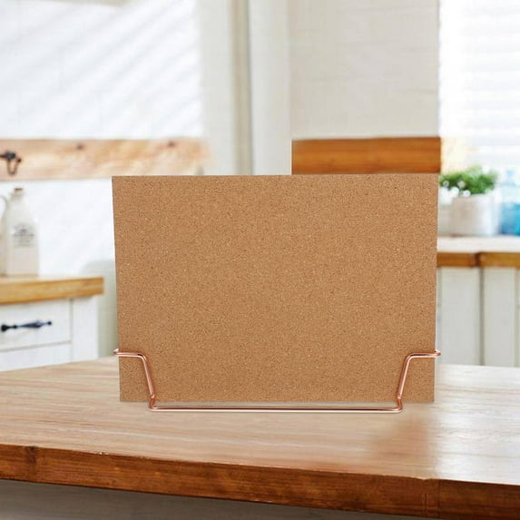 OUNONA MLINS 1 Set Small Cork Board for Desk Tabletop Memo Board Office Decorative Message Board for Notes Wood Bulletin Board Photos Board