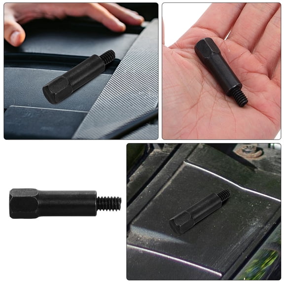 Tineasur 2PCS Valve Cover Bolts Iron Black for Engine Components Racing