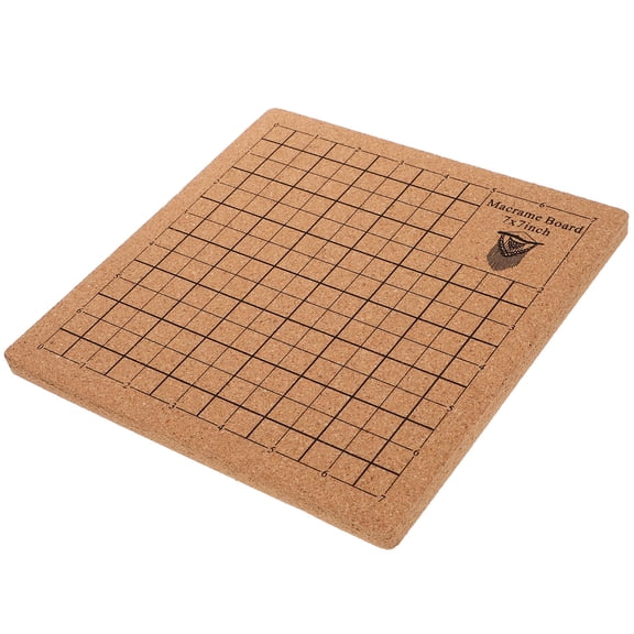 OUNONA  Macrame Board Supplies Bracelet Kit for Cord Cotton Rope Craft