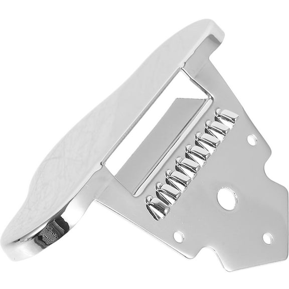 NUOLUX Mandolin Tailpiece Parts Silver Instrument Component 1Set