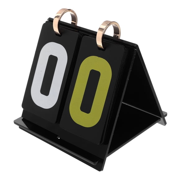 OUNONA Manual Scoreboard Flip Display for Game Nights and Sports with Waterproof PP PVC Material