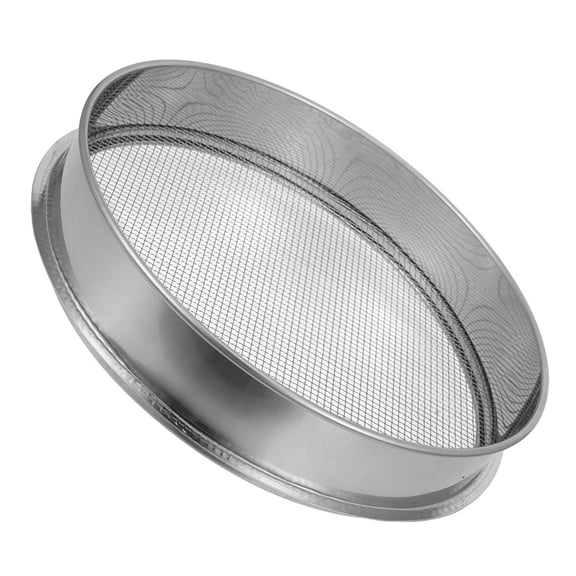 OUNONA Stainless Steel Compost Screen Sifter for Garden Soil with Large Mesh for Efficient Rock Removal