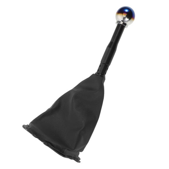 OUNONA Black Car Shift Boot Cover Universal Manual Gearstick Dust Cover with Antislip Grip