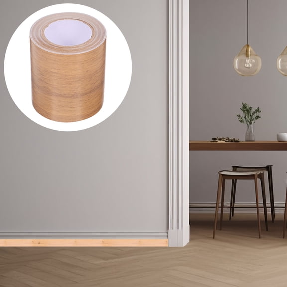 OUNONA Marble Self Adhesive Baseboard Sticker Peel and Stick Skirting Board Trim for Bedroom Decor