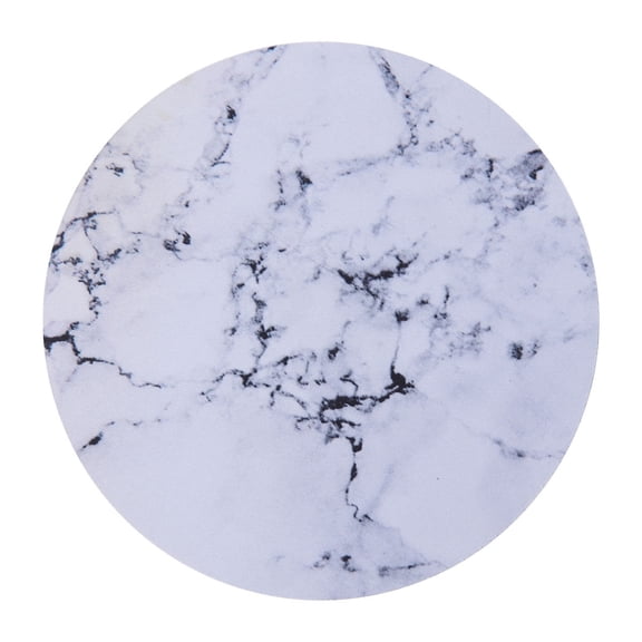 OUNONA Marble Pattern Round Mouse Pad with Non- Base, Circular Design for Laptop, PC, Office and Home Use, 1 Piece