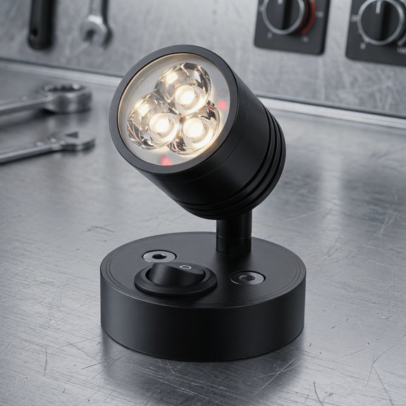 OUNONA Marine Grade Aluminum LED Puck Light 12V for Rv Camper Boat Interior Lighting