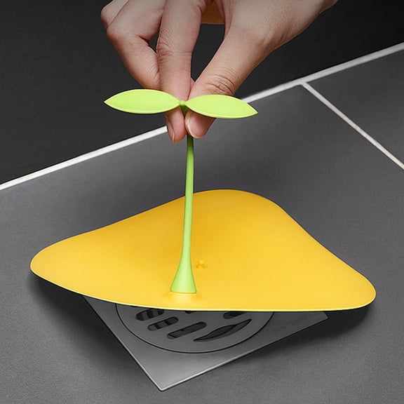 OUNONA Masteelf 2-Pack Silicone Floor Drain Covers for Bathroom and Kitchen, Sink Drain Protectors for Home Use