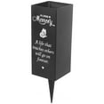 thumbnail image 1 of WEAVILUX Cemetery Grave Flower Vase Metal Flower Holder For Gardens 1Pack 11.59X3.22X3.22In, 1 of 8