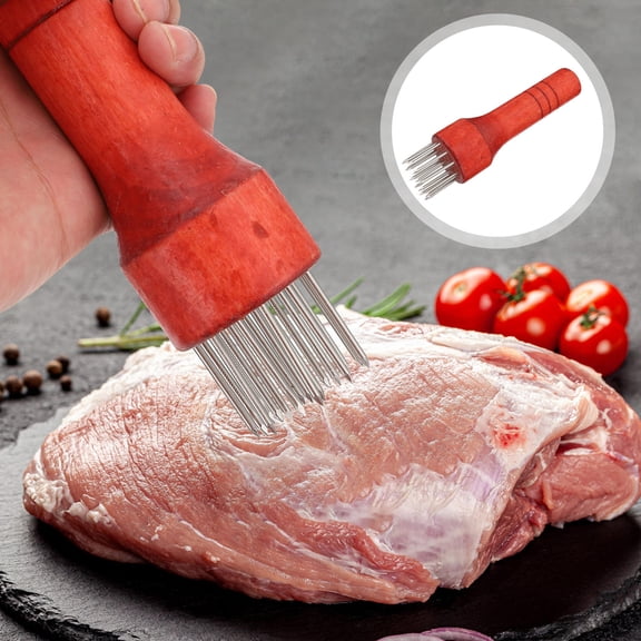 WEAVILUX Meat Pounder Tenderizer Steak Needle Red 1PC