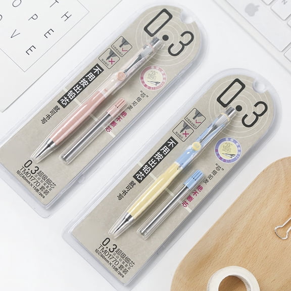 OUNONA Mechanical Pencil Set for Writing and Drafting with Refill , Portable Clip, and Design