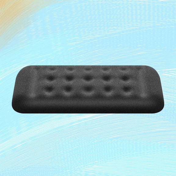 OUNONA  Memory Foam Wrist Guard Mouse Pad Support Typing Rest Black