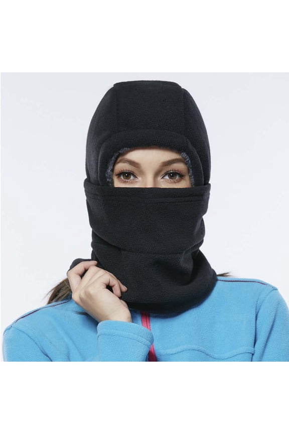 Mens Hats Face Warm Hat Black 1Pack Warm Headgear with Heat Retention for Winter