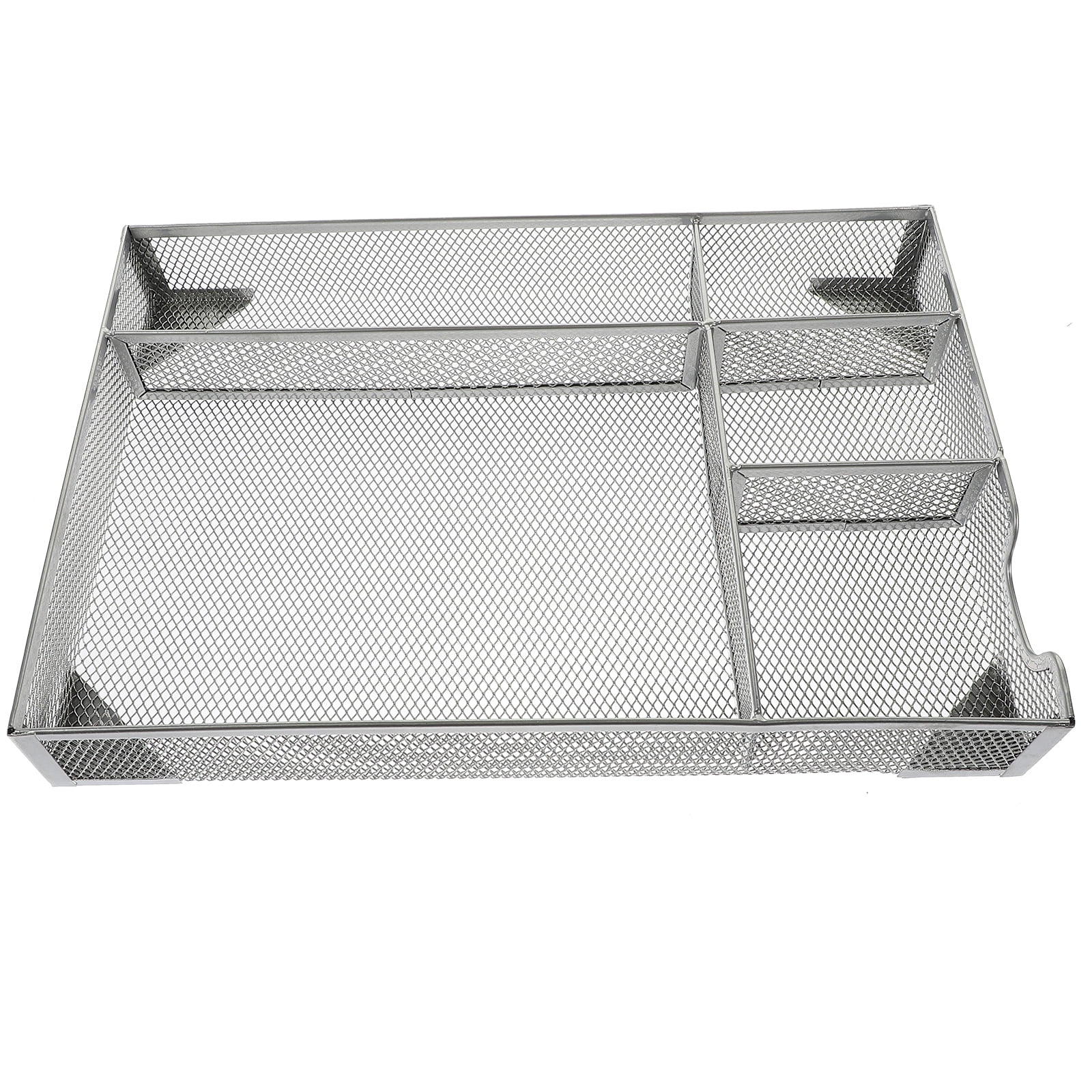 OUNONA Metal File Tray Storage Rack Utensil Document Folder Office ...