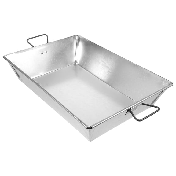OUNONA Heavy Duty Plated Iron Fireplace Ash Pan with Universal Fit and Stylish Design for Easy Cleaning