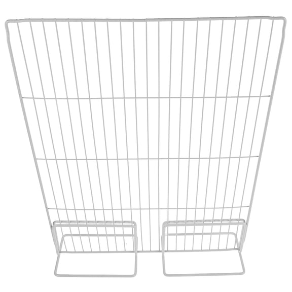 OUNONA Metal Fridge Divider White Wire Partition Board for Versatile Freezer and Refrigerator Use