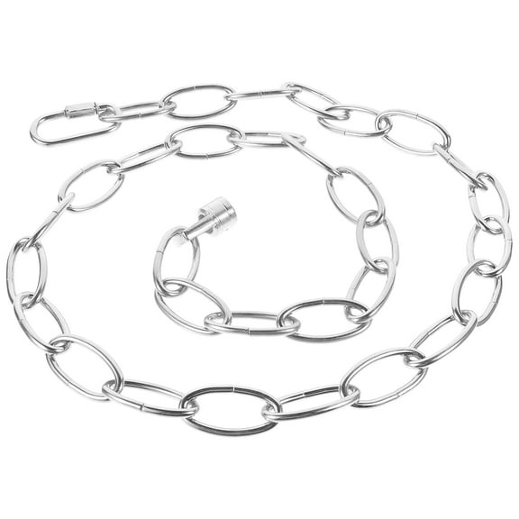 WEAVILUX Metal Decorative Light Chain for Chandeliers Silver 1 Set