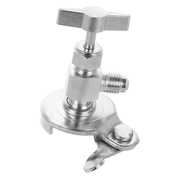 OUNONA Metal Refrigerant Bottle Opener Valve Tool for Conditioner Valve Repair and Universal Can Tap Bottle Opener