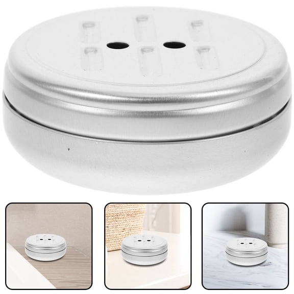 OUNONA Metal Storage Jar Candle Empty Can Food Jar Balm Can Candle Storage Jar