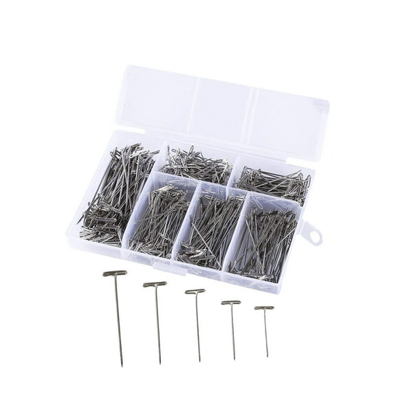 SASABAXI T Pins Silver 450Pcs 2.1In