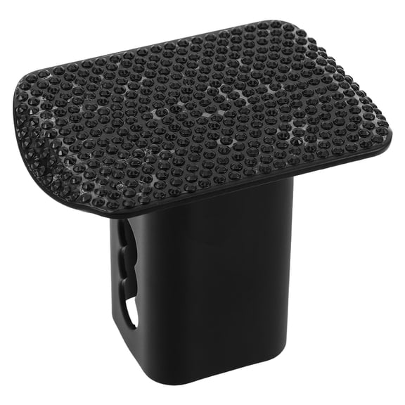 OUNONA Metal Trailer Hitch Receiver Cover Black Tow Hitch Protector Cap for Cars