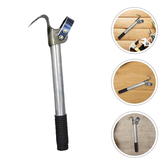 OUNONA Metal Tree Debarking Scraper with Ergonomic Handle, Plated Bark Removal Tool for Gardening and Landscaping