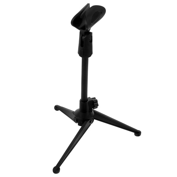 OUNONA Mic Stand Plastic Microphone Stand Tripod Microphone Stand With Clip for Table Live Singing