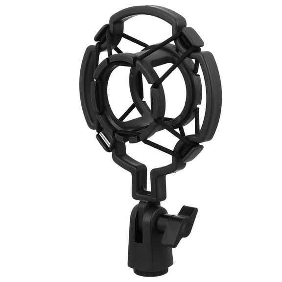 OUNONA Microphone Shock Mount Gooseneck Suspension Gear Black