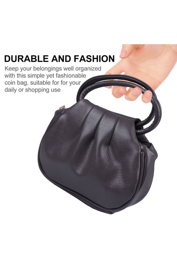 Mini Clutch Bag for Ladies 1Pcs Light Grey PU Material Fashion Accessory