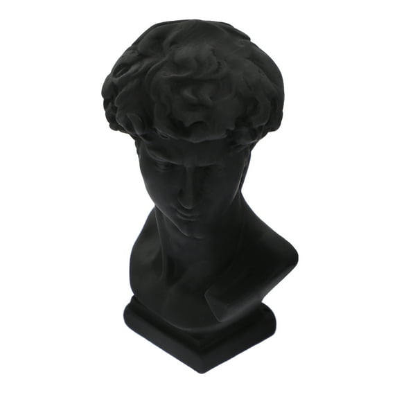 OUNONA Mini David Statue Resin David Sculpture Roman Small David Bust Sculpture