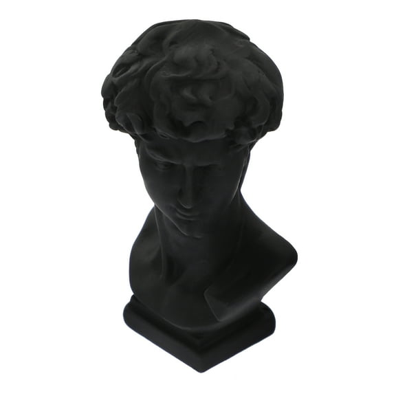 OUNONA Mini David Statue Resin David Sculpture Roman Small David Bust Sculpture