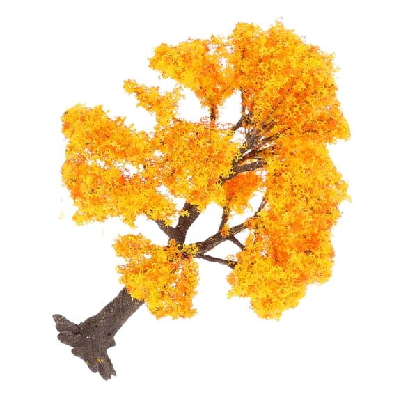 OUNONA Miniature Artificial Tree Ornaments Micro Landscape Tree Decorations DIY Wire Trees Tiny Model Trees for Railroad Scenery Sand Table Materials