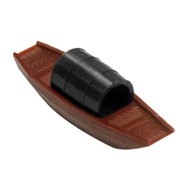 OUNONA Miniature Boat Plastic Mini Boat Model Toy Boat Figurine For Bonsai Fairy Garden Home Decor Dollhouse Micro Landscape Ornaments