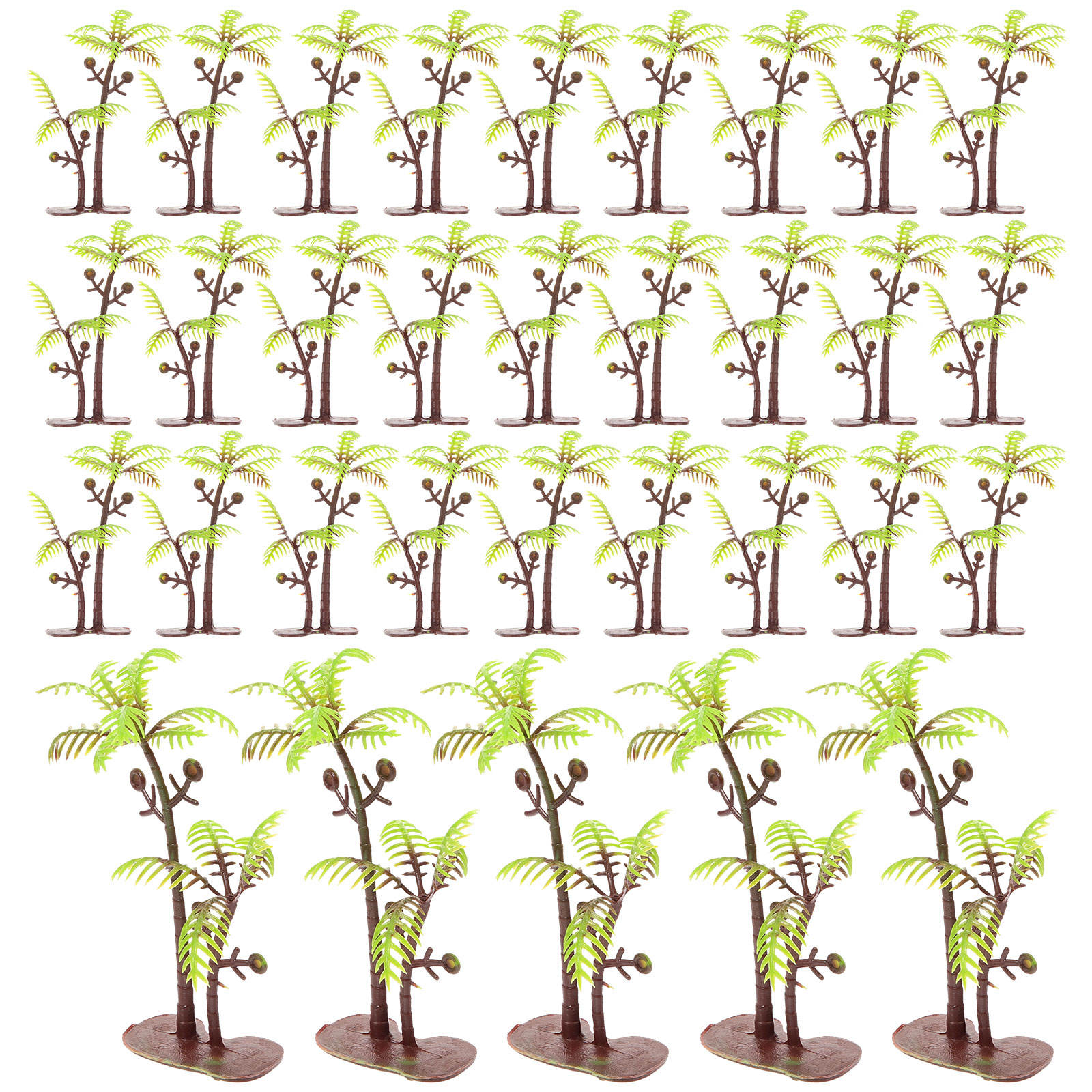 OUNONA Miniature Plastic Coconuts Tree for Decoration Versatile Multi ...