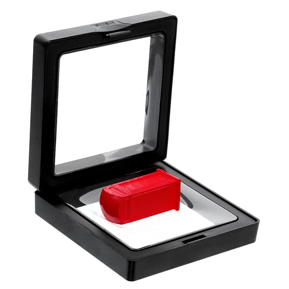 OUNONA Miniature Red Telephone Booth Model 1:64 Scale Scene Setups For Decor And Vintage Telephone Enthusiasts