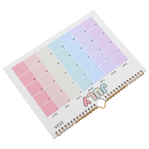 OUNONA 2026 Wall Calendar with Coil Binding, Minimalist Design for Easy Monthly Planning and Schedule Tracking