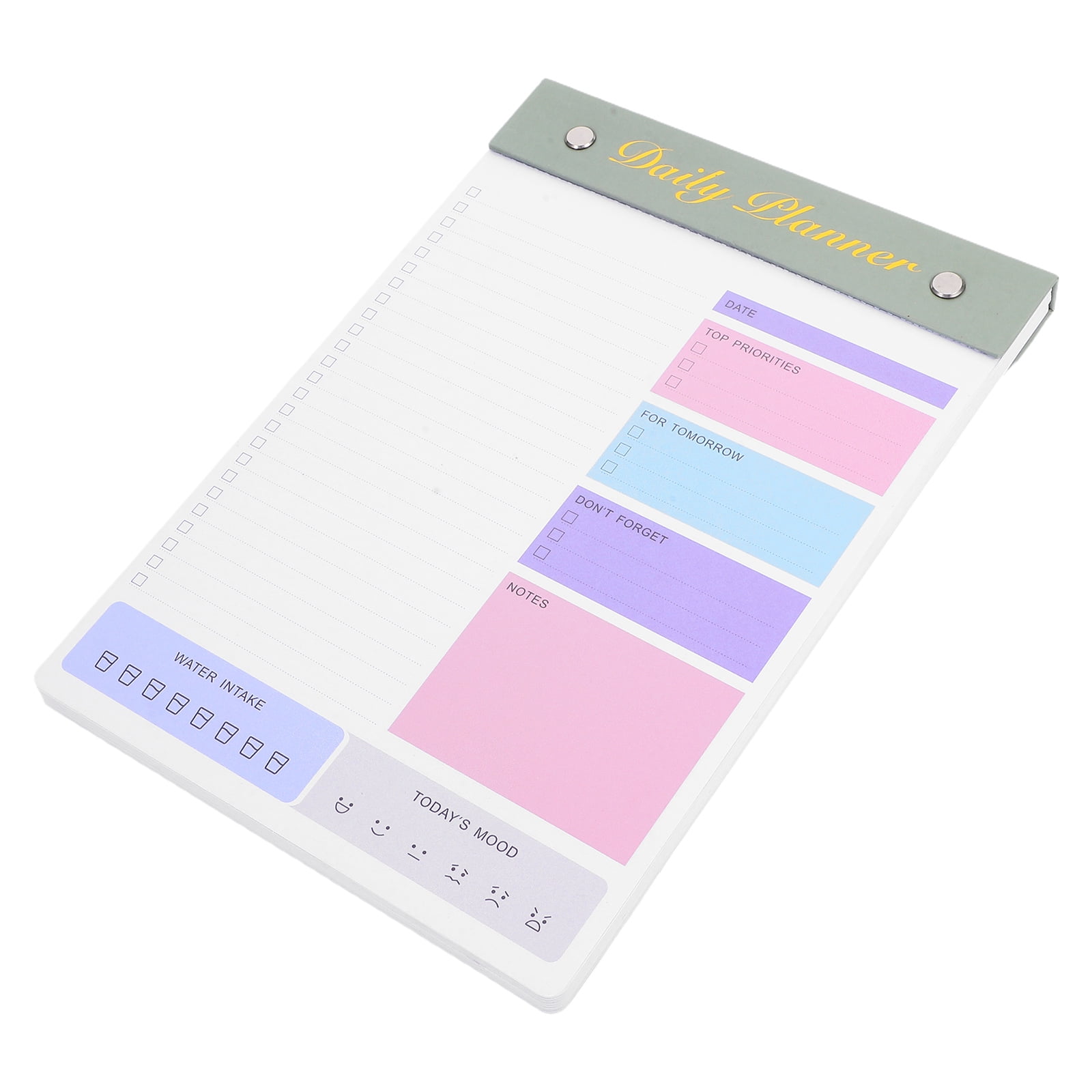 OUNONA Minimalist Daily Planning Notepad for Teachers and Students Office Daily Task Management Notepad Tearable Notebook For Office Supplies