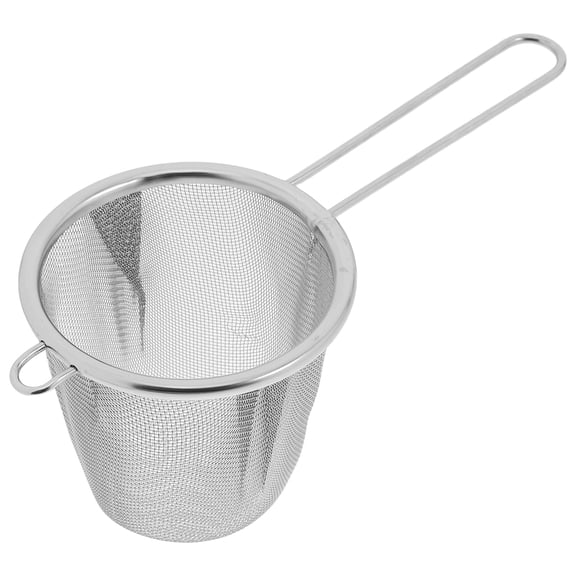 OUNONA  Miso Strainer Cocktail Strainers Coffee Water Pipe Tassel Beverage Pipes Silver