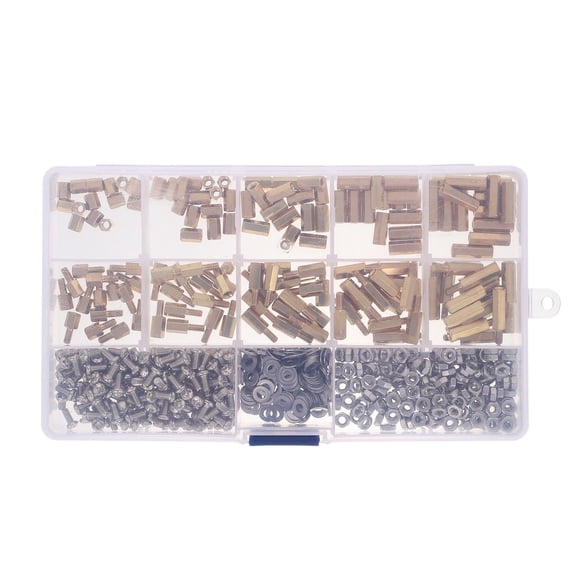 OUNONA Motherboard Standoffs Screws for Computer Stud Bolts Nuts