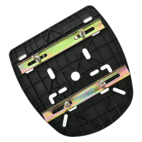 FOLOYORI Motorcycle Rear Luggage Rack Motorbike Tail Case Mount Plate Black Alloy 1 Set