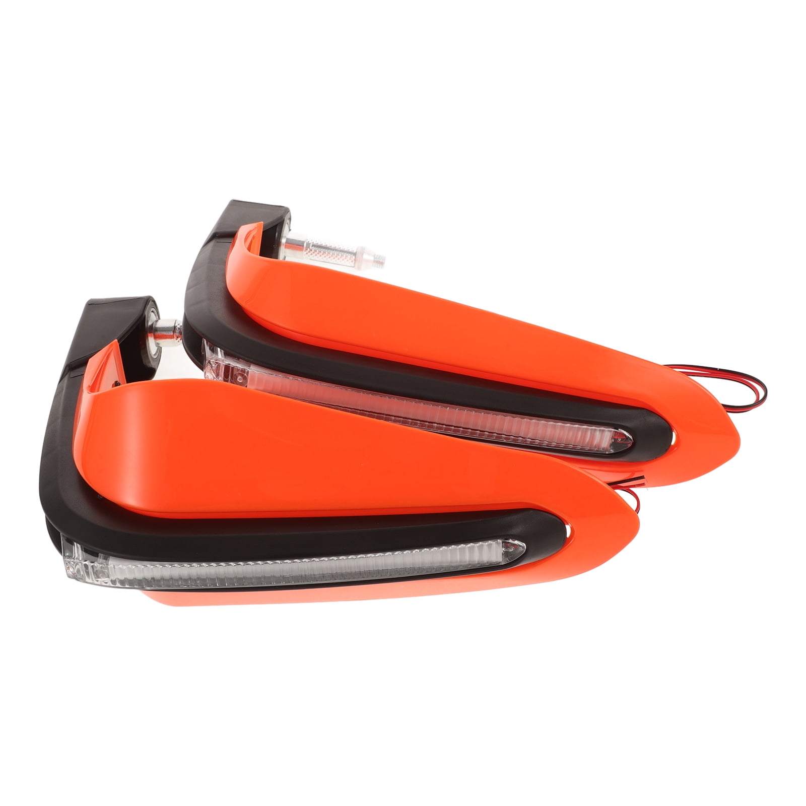 OUNONA Motorcycle Handguards Hand Windshield Vehicle Turn Signal Lights Universal Protector Shield For Sport Dirt Bike