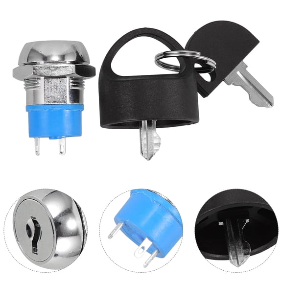 OUNONA Motorcycle Ignition Lock Cylinder with Key Durable and Easy Installation Switch