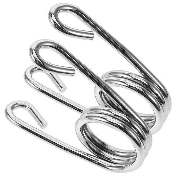 OUNONA Motorcycle Saddle Seat Mount Solo Springs Mounting Work Silver