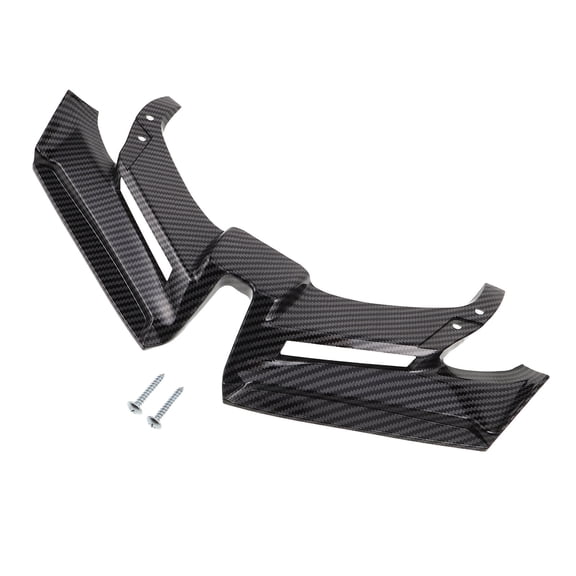 OUNONA Motorcycle Side Wing ABS Fairing Panel Black for Aerodynamic Performance and Easy Installation