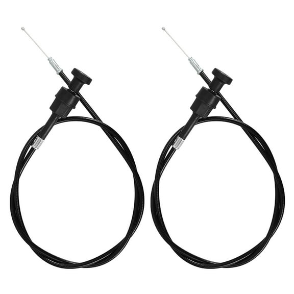OUNONA Motorcycle Throttle Choke Cable for PW5050 Dirt Bikes Black Plastic Metal Durable Smooth Control Offroad Pieces