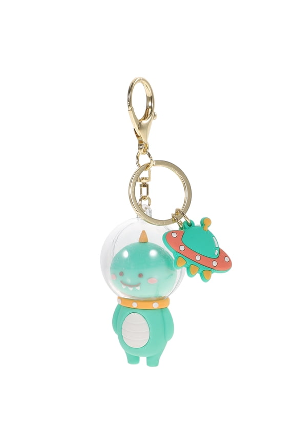 1Pc Cartoon Keychain Pendant Metal Key Decoration Dinosaur Shape For Bags Daily Use