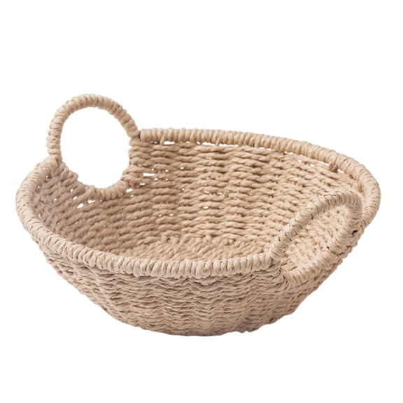 OUNONA Multi-Use Kitchen Storage Basket, Reusable Desktop Organizer for Snacks, Candy, Fruits, and Countertop Essentials