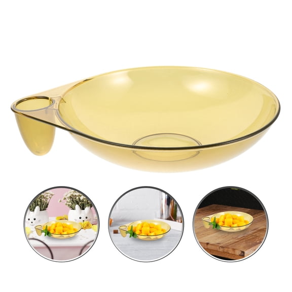 OUNONA Multi-Functional Fruit Tray Creative Fruit Plate Serving Bowls Snacks Plate Decorative Fruit Bowl Kitchen Decor Dried Fruit Tray For Parties